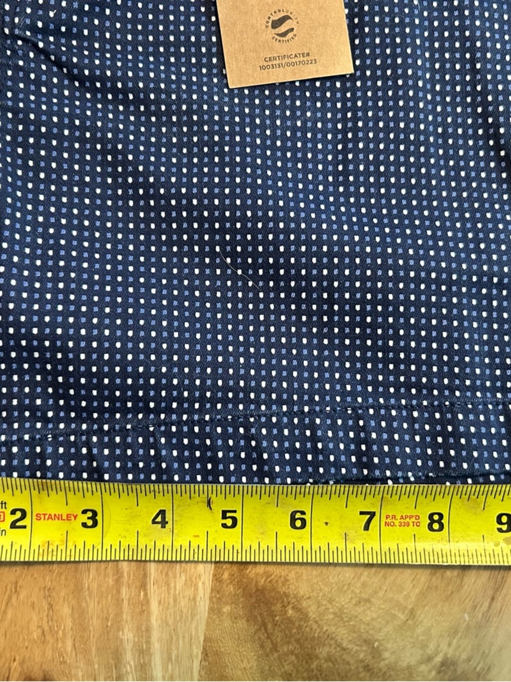 Liverpool Shorts NWT mood indigo dot - Picture 3 of 3
